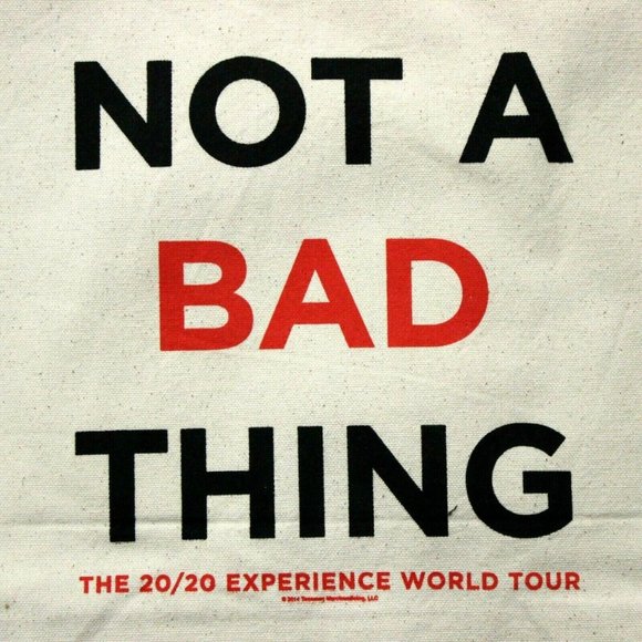 Justin Timberlake Canvas Tote Bag - 2014 Tour - Picture 3 of 4